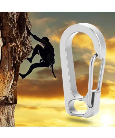 Titanium Alloy Carabiner Keychain - EDC Mountaineering Buckle for Climbing & Outdoor Safety | International Shipping Available - Buy Online on GoSupps.com