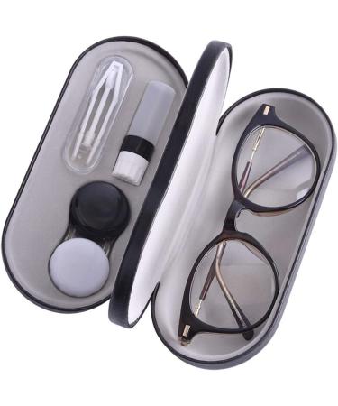 2-in-1 Contact Lens Case with Mirror & Tweezers | Travel Glasses Case for Lenses - Shop Now - Buy Online on GoSupps.com