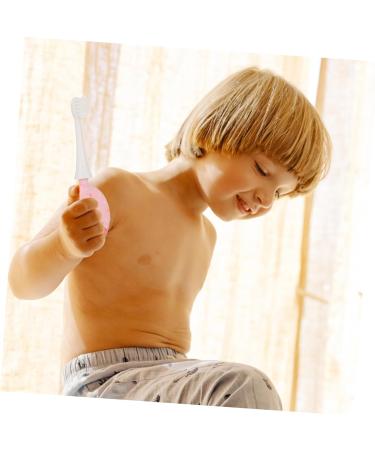 Beavorty Pink Toothbrush for Toddlers - Portable Silica Gel Cleaning Brush (1 Pack) - Buy Online on GoSupps.com
