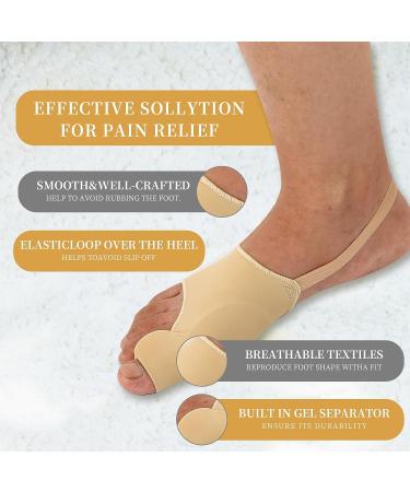 UOMIO Adjustable Bunion Corrector for Women and Men - Toe Straightener and Hallux Valgus Protective Cover for Bunions Correction - Buy Online on GoSupps.com