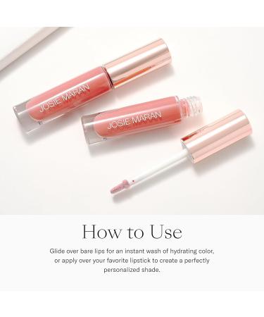 Josie Maran 3-Piece Color Makeup Kit - Argan Oil-Based Makeup Balm for Lips Cheeks and Eyes Hyaluronic Acid Lip Plumper & Argan Black Mascara (3 Piece Set) - Buy Online on GoSupps.com