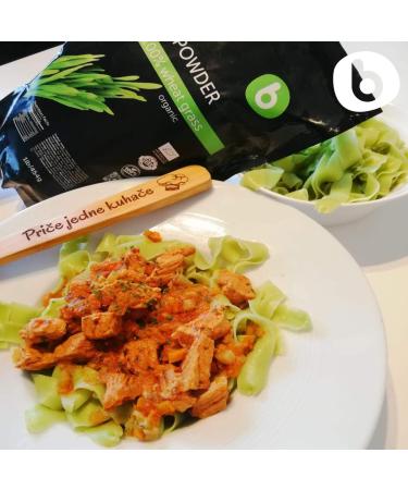 b Organic Wheatgrass Powder for Detox & Immunity Support Superfood Vegan Rich in Fibers Chlorophyll Minerals Gluten-Free Raw 1lb - Buy Online on GoSupps.com