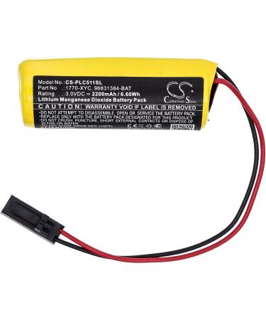 1770-XYC 2200mAh Battery for PLC-5 Controller Series | Compatible with 1771-DMC1 1785-L40E & More | International Shipping - Buy Online on GoSupps.com