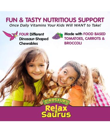 KAL MultiSaurus Vitamins & Minerals - Mixed Berry Chewables (90 Count) | Kids' Essential Nutrition - Buy Online on GoSupps.com