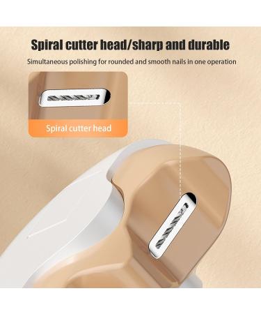 Electric Nail Clipper Portable Automatic Nail Clippers with LED Light Nail Scraps Storage Rechargeable Nail Trimmer for Baby Seniors Adult (Color : Red) - Buy Online on GoSupps.com