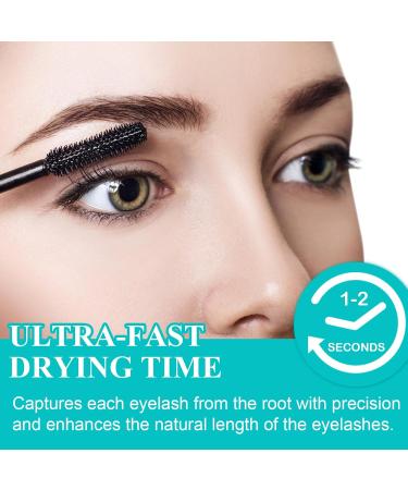 Lot de 2 mascaras imperm ables noirs - Longueur et volume - Formule r sistante aux frottements - Pour maquillage quotidien - Mascara t lescopique s chage rapide - Lifts de mascara (noir2) Noir2 11 g (Lot de 1) - Buy Online on GoSupps.com