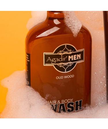 AGADIR Men Hair and Body Wash - 17 Fl Oz | Gentle Cleansing for Hair and Skin - Buy Online on GoSupps.com