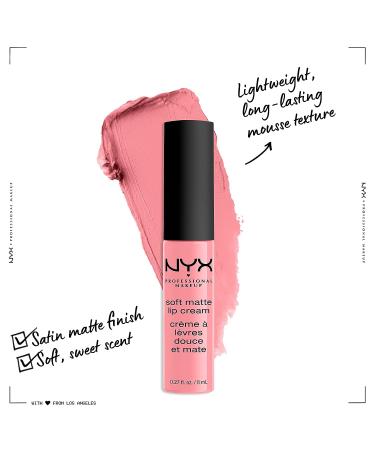 NYX Soft Matte Lip Cream - Tokyo (Bubblegum Pink) 0.27 Fl Oz - Buy Online on GoSupps.com