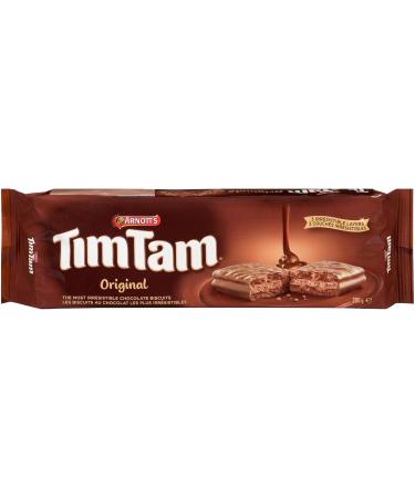 Australian Cookie Variety Bundle. Includes a Variety of (3) Different Flavours of Tim Tam Cookies with BIG MAPLE Trivia Cards. Flavours Include Chocolate Double Coat Original Chewy Caramel. Australian Snack for School Office Party Students Holidays - Buy Online on GoSupps.com