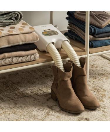 Iris Ohyama Shoe Dryer - Compact White 16x14x36 cm | Efficient International Shipping - Buy Online on GoSupps.com