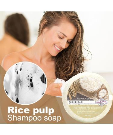  JINGLING JINGLING Solid Shampoo for Washing and Hair Care | 60g Nourishing Soap for Hair Care and Replenishment Purifying Shampoo | For Women and Men - Buy Online on GoSupps.com