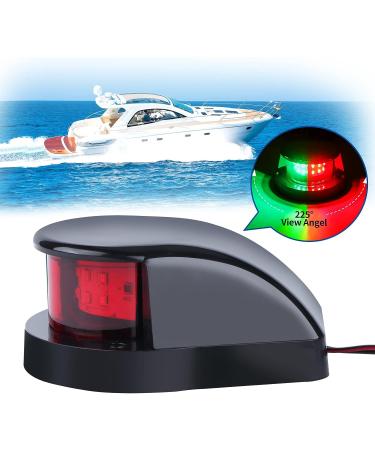 DDL Boat Navigation Light LED Marine Bow Light Front Warning Light for Pontoon Fishing Boat  Black - Buy Online on GoSupps.com