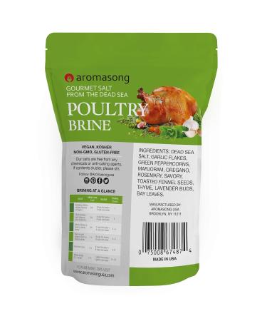 Aromasong Turkey Brine - 2 LB - 100% Natural Wet & Dry Brining - Herbs De Provence Seasoning - Buy Online on GoSupps.com