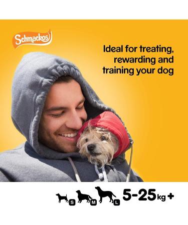 Pedigree Schmackos - Dog Treats Meat Variety 110 Strips - Buy Online on GoSupps.com