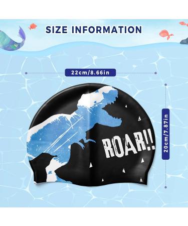 Children's Unisex Silicone Bathing Cap | Waterproof Caps for Boys & Girls (Ages 3-15) - Perfect for Short & Long Hair - Buy Online on GoSupps.com