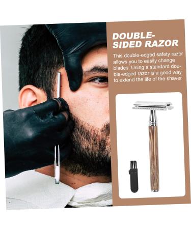 Buy Hemoton Manual Shaver Set - Double-Sided Razor & Mustache Clipper for Men - Safe Face Trimmer & Beard Shaver - International Shipping Available - Buy Online on GoSupps.com