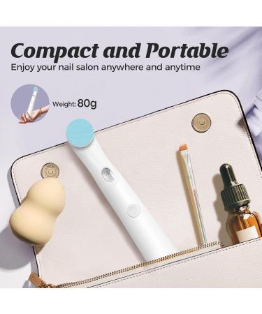 SUNMAY Electric Nail File Cordless Professional Nail File for Acrylic Gel Natural Nails Battery Portable Nail Manicure Pedicure Set Gifts for Beginner Girl Women Mum - Buy Online on GoSupps.com