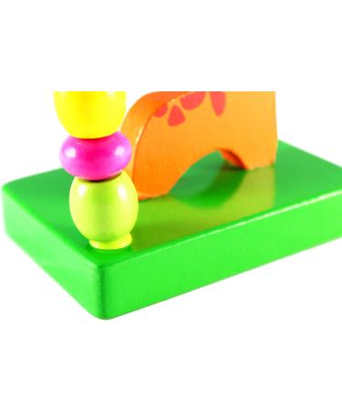Buy Bino & Mertens 84160 Motor Loop - Wooden Toys for 1 Year | Fun Giraffe Design | Promotes Hand-Eye Coordination | Perfect On-the-Go | Multicolored | International Shipping Available - Buy Online on GoSupps.com
