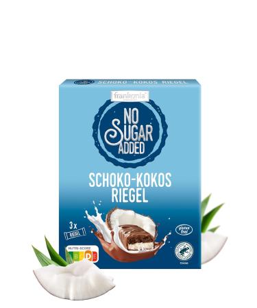 Frankonia No Sugar Added Chocolate-Coconut Bar 100g - Pack of 4 | Healthy Snack for International Shipping - Buy Online on GoSupps.com