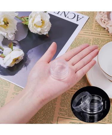BENECREAT 30 Pack 15ml Round Clear Plastic Bead Jars with Screw Caps - Ideal for Beads Nail Art Glitter Makeup and Travel Cream - International Shipping Available - Buy Online on GoSupps.com