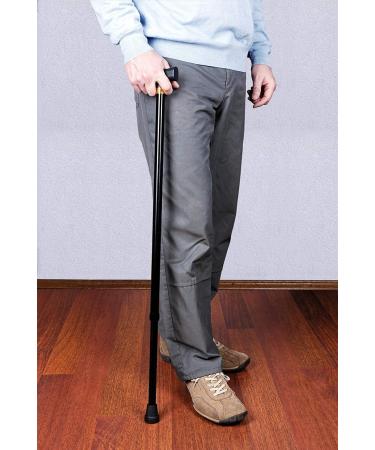 Canes Walking Stick Crutch for Elderly Seniors Telescopic Walking Cane Height Adjustable Lightweight Aluminum Walking Aid for Men Women with Handle - Buy Online on GoSupps.com