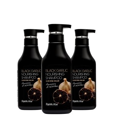 FARMSTAY Black Garlic Nourishing Shampoo 530ml - Revitalize & Strengthen Hair | International Shipping Available - Buy Online on GoSupps.com