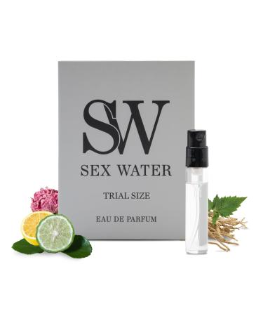 Sex Water Cologne for Men 2 ml Travel Size. Long Lasting Luxury Mens Cologne. Masculine Mens Fragrance. Seductive Designer Summer Scent Eau de Parfum Spray Infused w/Bergamot Amber & Musk Sex Water w/ Bergamot Amber & Musk 0.06 Fl Oz (Pack of 1)