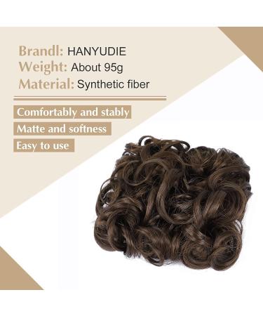 HANYUDIE Brown Messy Bun Chignon Scrunchie Hairpiece for Women - Buy Online on GoSupps.com