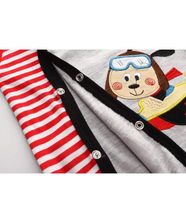 MAMIMAKA Baby Rompers Pajamas Cotton Jumpsuit - 9-12 Months (Two Pack) - Buy Online on GoSupps.com