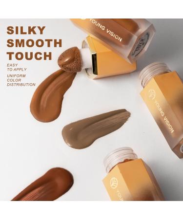 Buy YOUNG VISION Soft Liquid Cream Contour & Glow Bronzer - Lightweight Long-Wearing DARK Contour 0.17 Fl Oz - International Shipping Available - Buy Online on GoSupps.com
