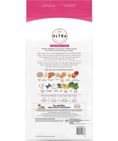 NUTRO ULTRA Small Breed Adult Dry Dog Food 8lb - Pack of 1 - Buy Online on GoSupps.com