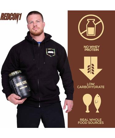 Redcon1 MRE Lite Fudge Brownie Protein Meal Replacement - 30 Servings - Buy Online on GoSupps.com