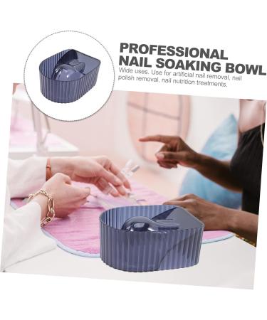 FRCOLOR Nail Soak Off Bowls Manicure Hand Soak Bowl Soak off Gel Polish Remover Gel Nail Polish Remover Manicure Bowl Black Nail Bowl Dip Nail Remover Nail Glue Remover Acrylic Spa 14.2x11cm As Shown - Buy Online on GoSupps.com