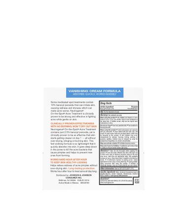 Neutrogena On-The-Spot Acne Treatment 0.75 oz - Vanishing Formula - Buy Online on GoSupps.com