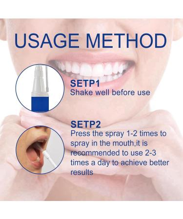 2pcs Oral Care Spray Toothache Relieving Spray Strong Pain Relief for Toothache Tooth Numbing Spray Instant Teeth Treatment Relief Toothache Sprays Rapid Relief Dental Spray Tooth Pain Relief Spray - Buy Online on GoSupps.com