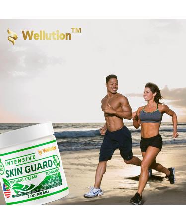 Wellution Skin Guard Cream with Tea Tree Oil, Aloe Vera & Vitamin E - Supports Body in Fighting Pathogens - Buy Online on GoSupps.com