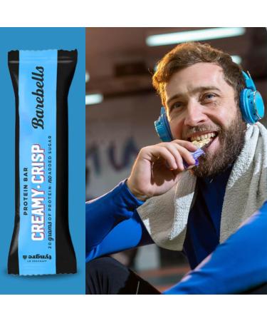 Buy Creamy Crisp Protein Bar - Barebells 1.9 Oz (24 Bars) | Delicious 20g High-Protein Snack - International Shipping Available - Buy Online on GoSupps.com