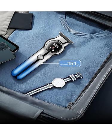 Professional Electric Hair Clipper - Cordless Rechargeable Hair Cutting Tool with LED Display for Home & Salon Use - Buy Online on GoSupps.com