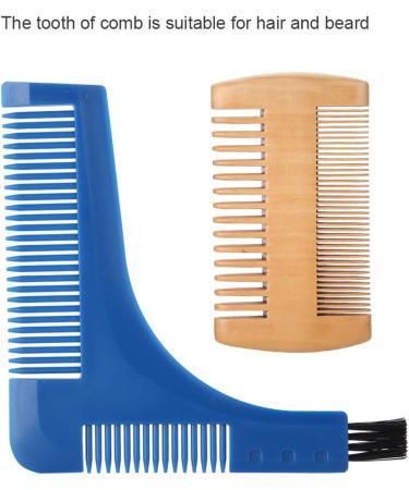 7Pcs Beard Nursing Set - Mustache Hair Care Tool for Men, Includes Oil, Brush, Comb, Scissor - Ideal for Hair and Beard - Buy Online on GoSupps.com
