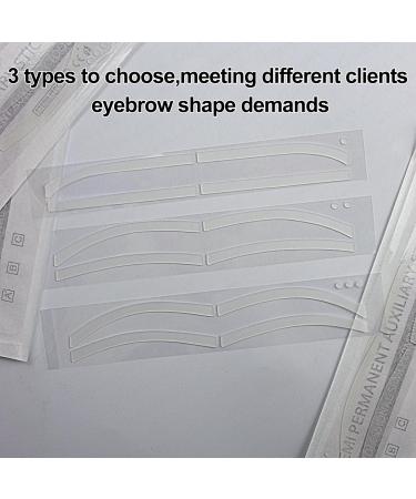 Guapa 6 Pairs Disposable Brow Shaping Stickers - Airbrush Microblading Mapping Tape for Perfect Brows - International Shipping Available - Buy Online on GoSupps.com