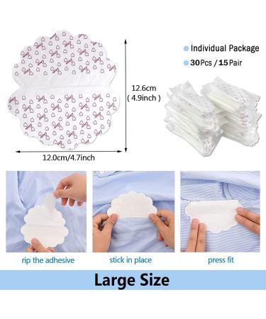 30 Disposable Underarm Sweat Pads | Sweatproof Perspiration Patches for Unisex | Keep Underarms Dry and Clothes Clean - Buy Online on GoSupps.com