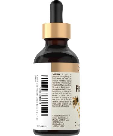 Carlyle Bee Propolis Tincture Drops | 2 Fl Oz | Liquid Extract | Non-GMO Gluten Free Supplement - Buy Online on GoSupps.com