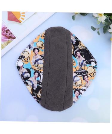 Washable Menstrual Pads 12 pcs - Reusable Cloth Pantiliners Charcoal Absorbent Napkins - Buy Online on GoSupps.com