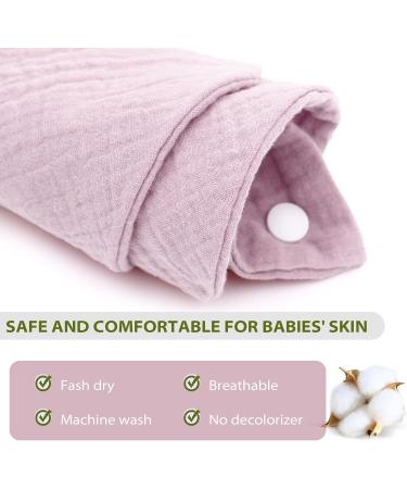 Baby Bandana Dribble L tzchen 4er-Pack Super Soft Musselin Absorbent & Adjustable for Infants (0-36 Months) Perfect for Drooling & Teething - Buy Online on GoSupps.com