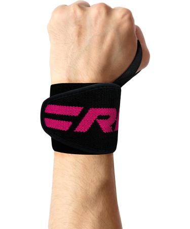 RDX Wrist Bandages for Fitness & Strength - IPL UPA Approved 45cm Wraps for Weightlifting | Men s Training Aid in Pink & Black - Buy Online on GoSupps.com