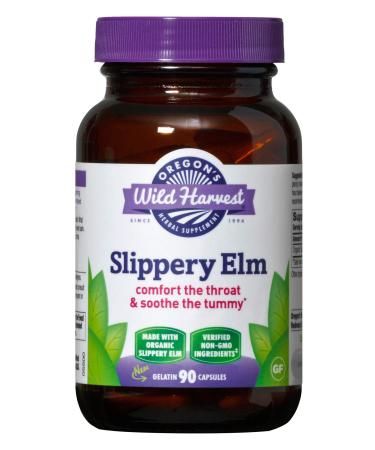 Oregon's Wild Harvest Slippery Elm 90 Capsules - Buy Online on GoSupps.com