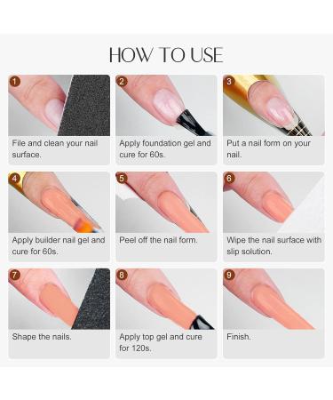 Saviland Nail Assembly Gel - 100g Naked Brown Structure for UV Nail Extensions | Strong Hard Gel for Nail Art & Manicure | Ideal for Nail Studios - Buy Online on GoSupps.com