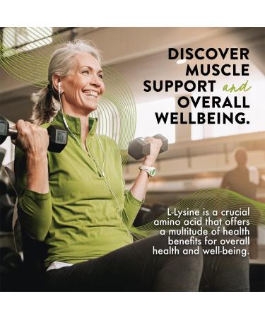 Mt. Angel Vitamins - Premium L-Lysine 500mg Capsules Vegan-Friendly Essential Amino Acid Supports Immune System & Collagen Formation Non-GMO 60 Capsules 60 Count (Pack of 1) - Buy Online on GoSupps.com