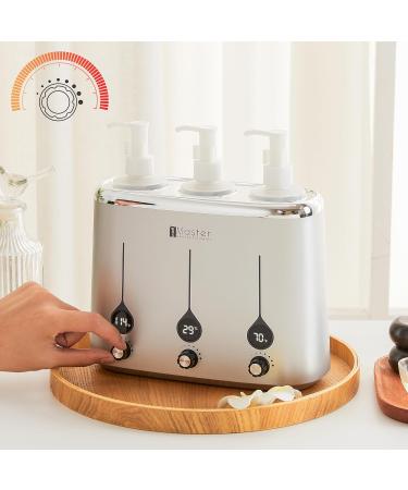 Master Massage Oil Warmer with Temperature Control & LED Display - Ideal for Massage Oils & Lotions - Includes Donor Bottle - 3-Fold Design - Buy Online on GoSupps.com