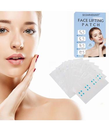 Face Lifting Tape Facelifting Sticker Facelift Tape Lift Face Sticker Face Lift Patch Invisible Thin Face Sticker V-Shape Face Concealing Makeup Facelift Tools 40 Pieces